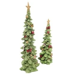 RAZ Imports Christmas Tree (Set Of 2) (52489) -Roman Shop 52489addmd