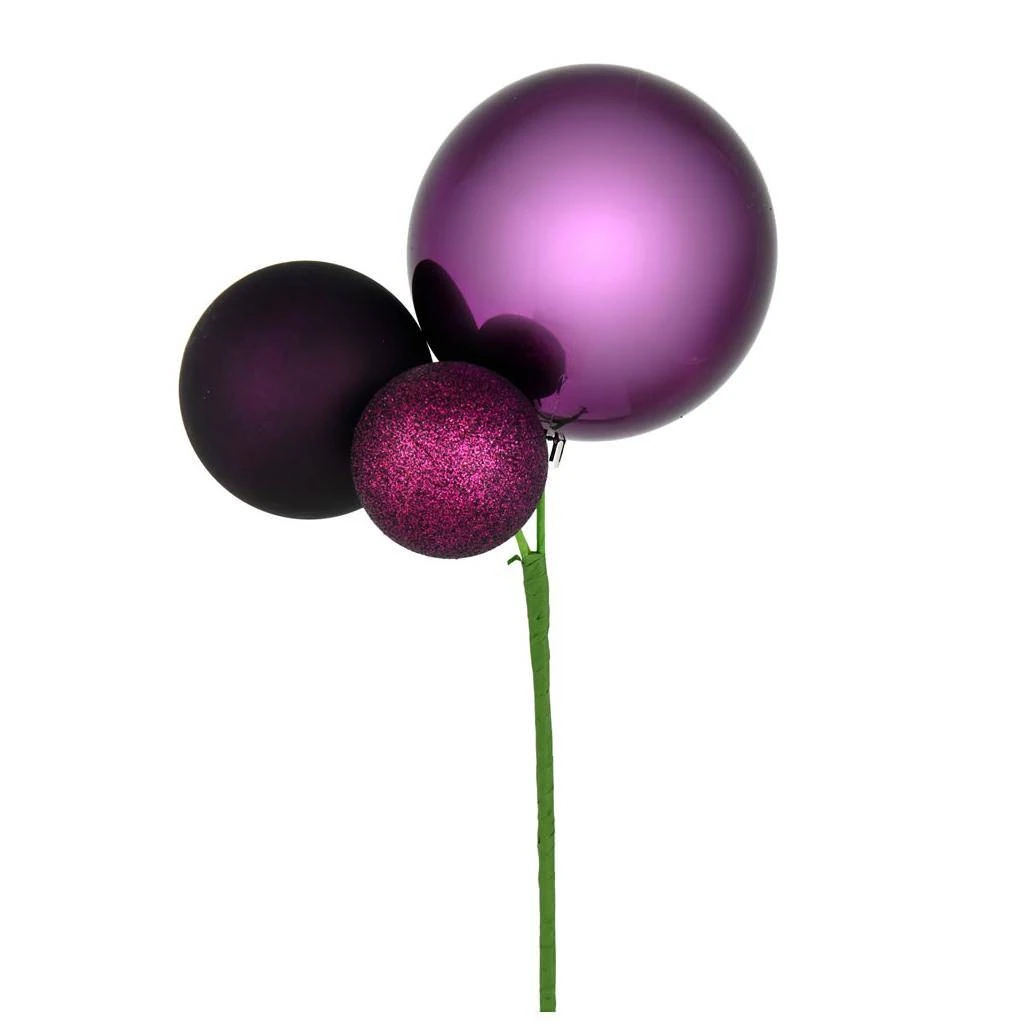 Vickerman Christmas Pick (3 Pack) (593394) 3 Vickerman Christmas Pick (3 Pack) (593394)