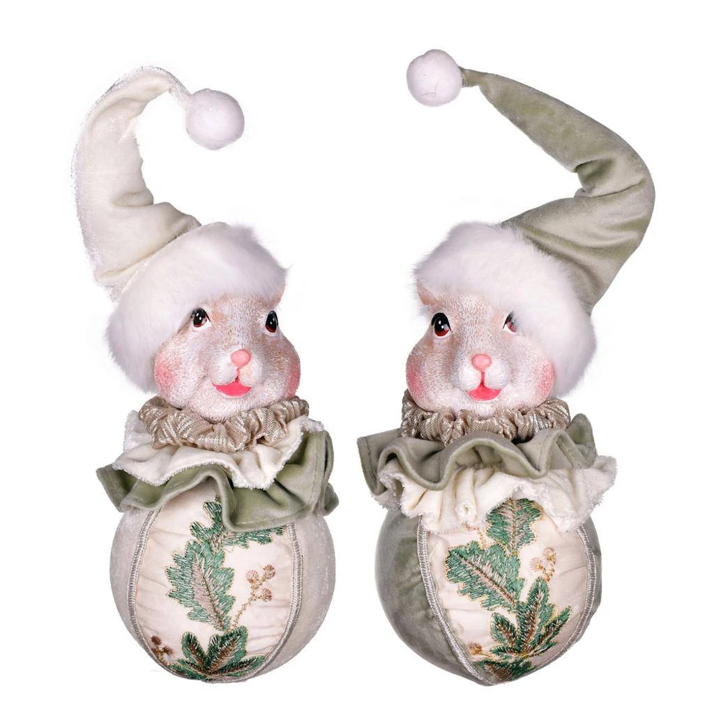 4.5" Holly Jolly Squirrel Christmas Ornament (2 Pack) 3 4.5" Holly Jolly Squirrel Christmas Ornament (2 Pack)