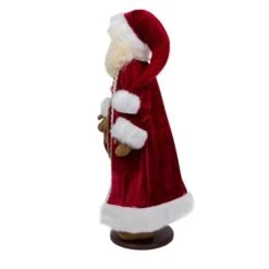 Vickerman Deck The Halls Santa Doll With Stand (659908) -Roman Shop 659908sidemd