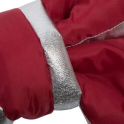 Vickerman Red-Silvr Nylon Outdoor Bow (667361) -Roman Shop 667361closeupmd