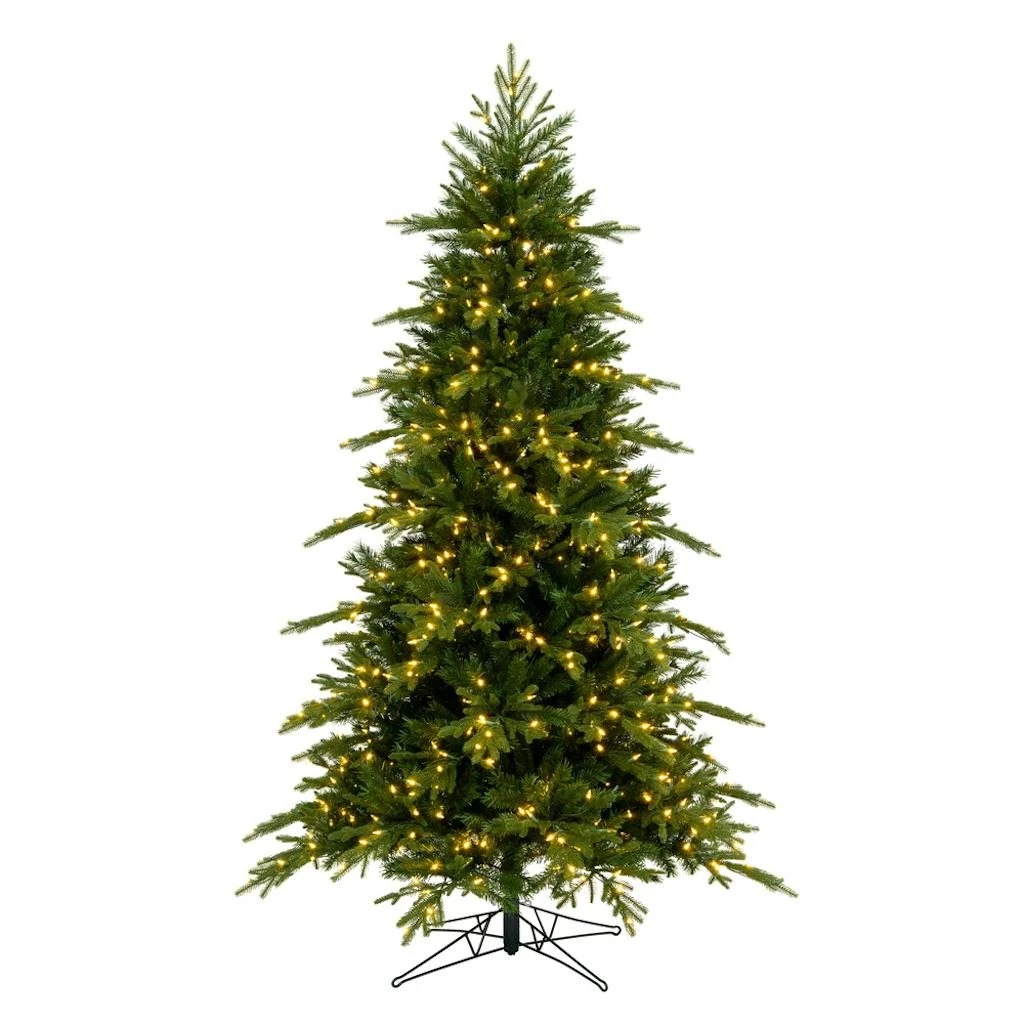 Vickerman Pre-Lit Artificial Christmas Tree With Pine Cones (676196) 3 Vickerman Pre-Lit Artificial Christmas Tree With Pine Cones (676196)