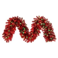 Vickerman Pre-Lit Artificial Christmas Garland (676448) -Roman Shop 676448md