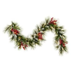 Vickerman Pre-Lit Artificial Christmas Swag Garland (676516) -Roman Shop 676516md