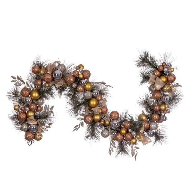 Vickerman Artificial Unlit Christmas Garland (676929) 4 Vickerman Artificial Unlit Christmas Garland (676929) - Image 2