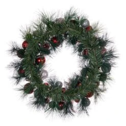 Vickerman Unlit Christmas Ornament Wreath (676967) -Roman Shop 676967backmd