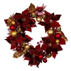 Vickerman Unlit Christmas Ornament Wreath (677162) -Roman Shop 677162md