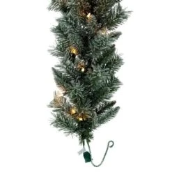 Vickerman Pre-Lit Artificial Christmas Garland With Red Berries (713303) -Roman Shop 713303bottommd