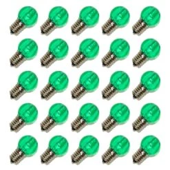 Sival Christmas Light Bulb Replacement (25 Pack) (81005)