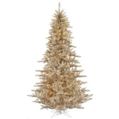 Vickerman Pre-Lit Christmas Tree (Includes On/Off Foot Switch) (28380) -Roman Shop Champagne20Firmd 1