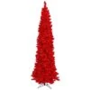 Vickerman Pre-Lit Christmas Tree (Includes On/Off Foot Switch) (28431) -Roman Shop Flocked20Red20Pinelg 1