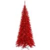 Vickerman Pre-Lit Christmas Tree (Includes On/Off Foot Switch) (28326) -Roman Shop Tinsel20Red20Slimlg