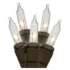 Vickerman Christmas Light String Set (31321) -Roman Shop XMasBrownWireClearBulblg