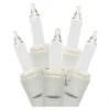 Action Lighting Christmas Light String Set (10248) 1 Action Lighting Christmas Light String Set (10248) -Roman Shop XMasWhiteWireFrostedBulblg